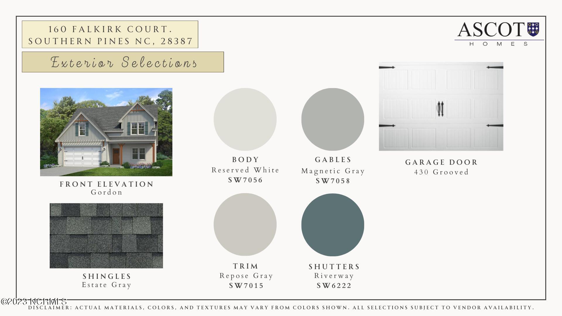 160 Falkirk Court Carthage, NC 28327 - Photo 22 of 22 Lot 7 Exterior Selections