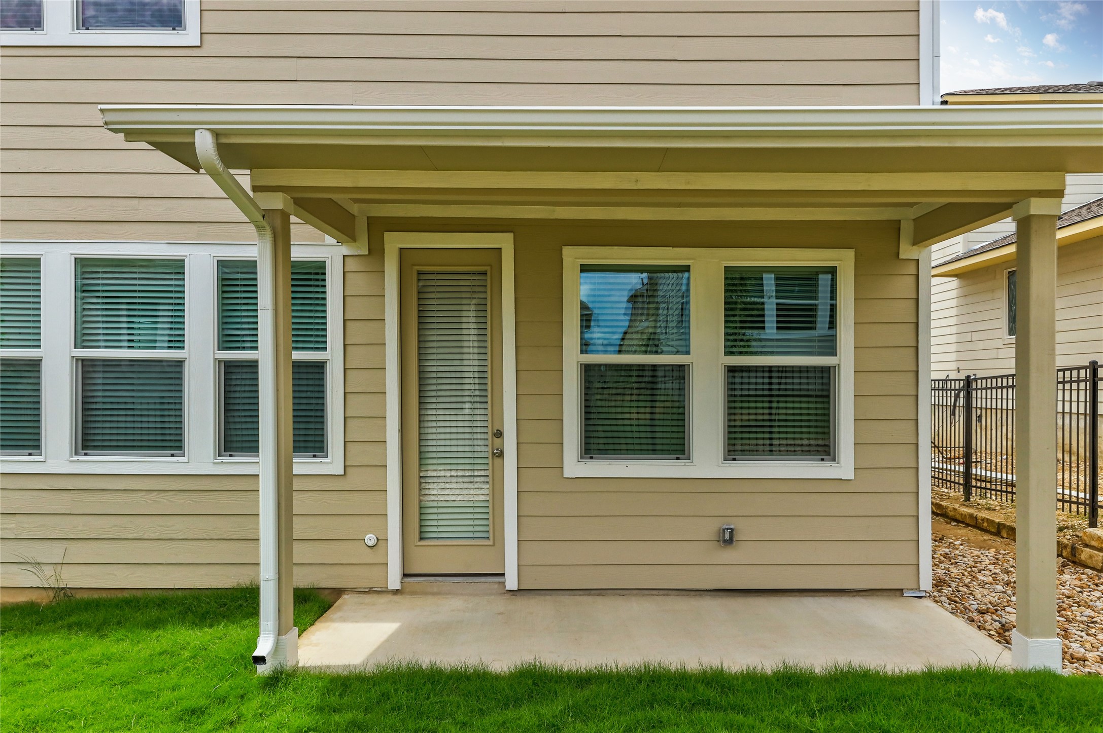 818 Affazia Lane Georgetown, TX 78628 - Photo 24 of 27 a view of front door of a house