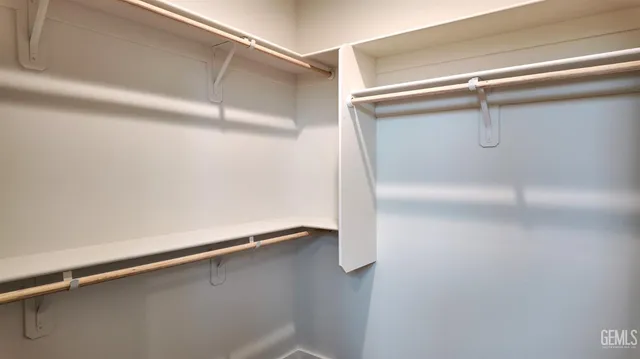 a close view of closet