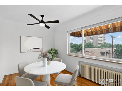 a very nice looking room with a large window