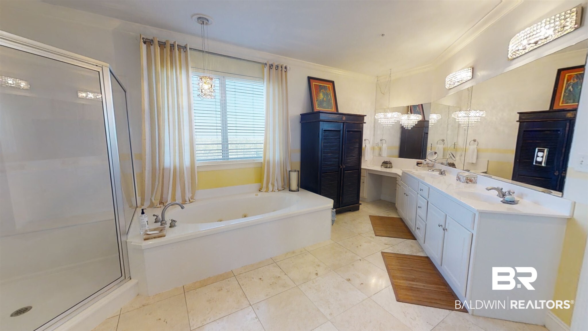 28250 Canal Road, Unit 705 Orange Beach, AL 36561 - Photo 26 of 49 Master Bath: Jetted Tub and Double Sinks