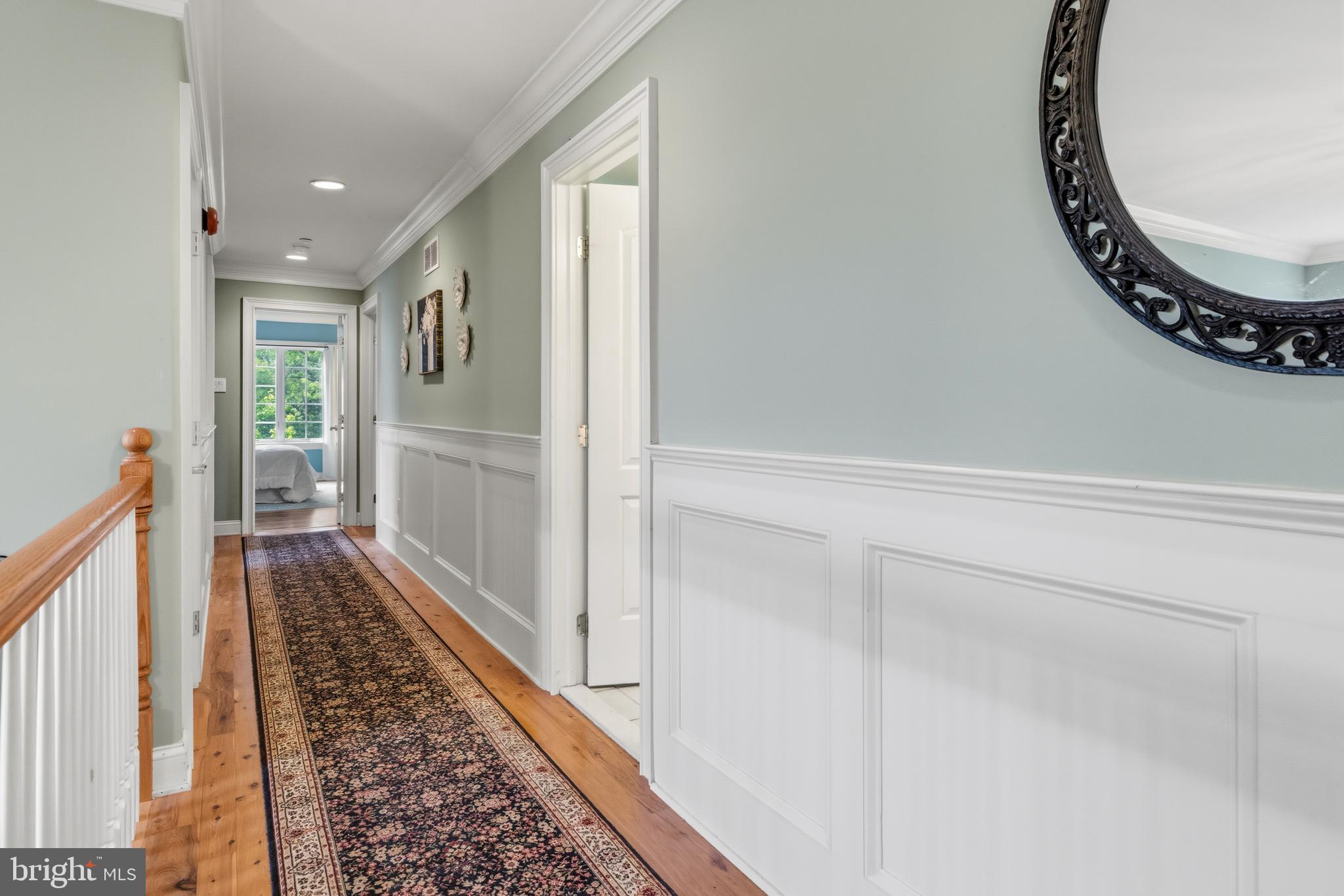 265 Walter Road Chalfont, PA 18914 - Photo 44 of 83 Second floor hallway with custom woodworking