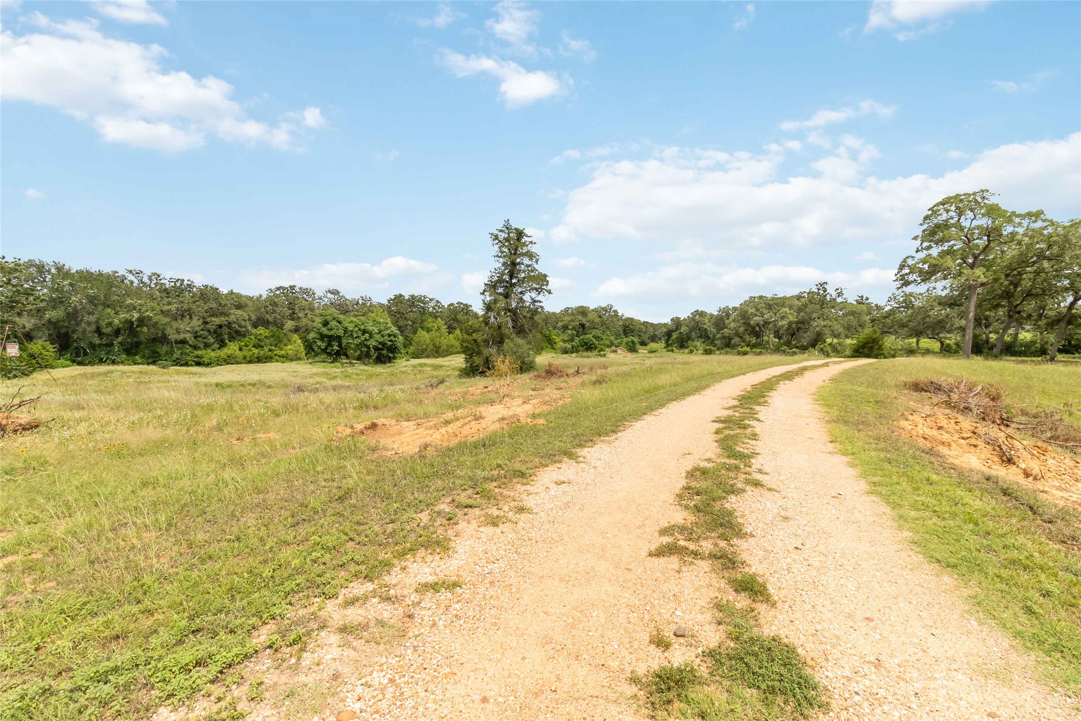 1208 Jeddo Road Rosanky, TX 78953 - Photo 29 of 40 Discover a tranquil rural setting with a meandering gravel driveway leading through open fields.