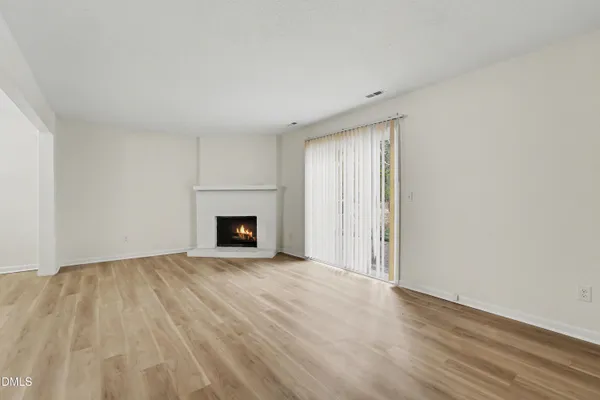 wooden floor in an empty room
