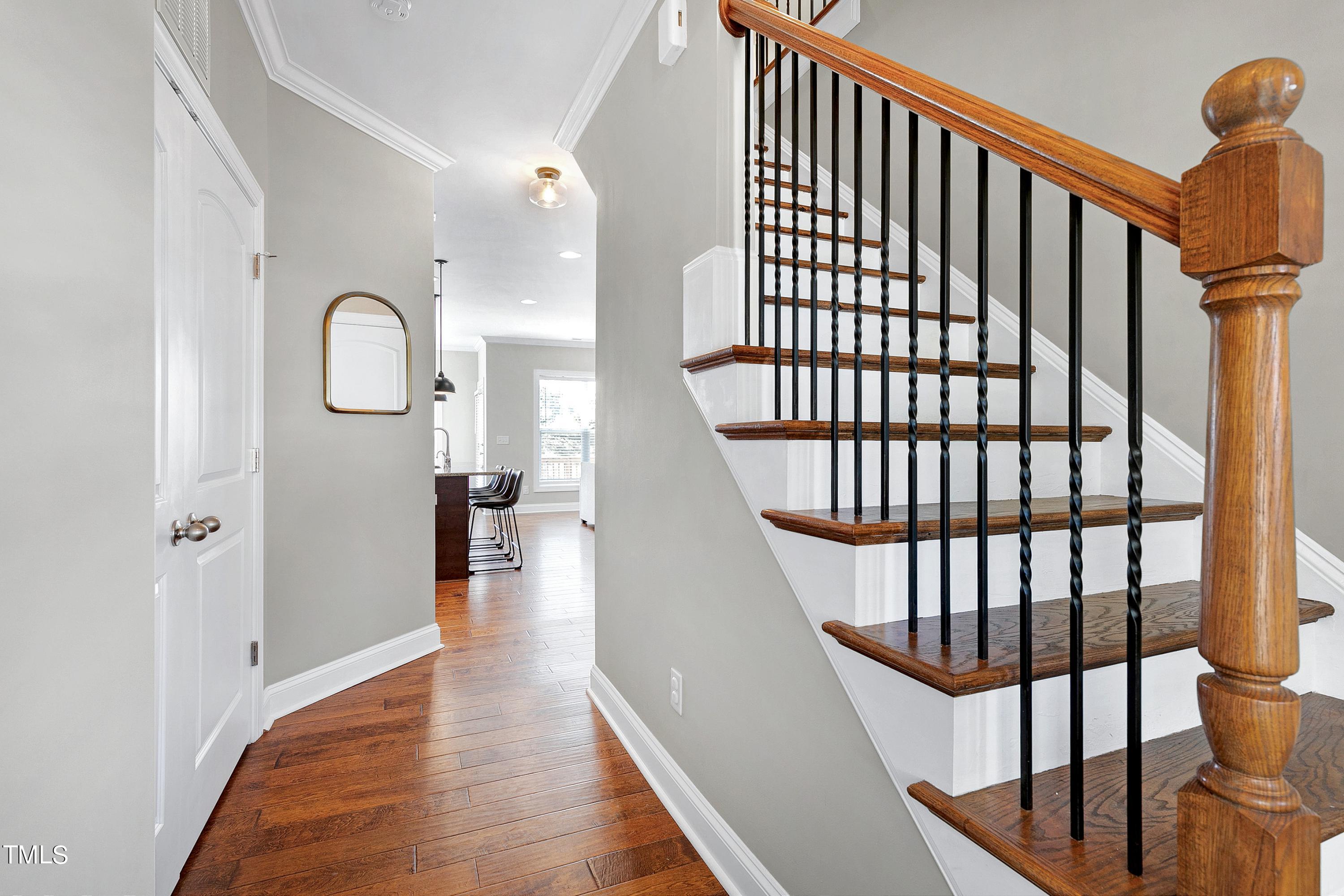 Engineered hardwoods througout main floor living areas