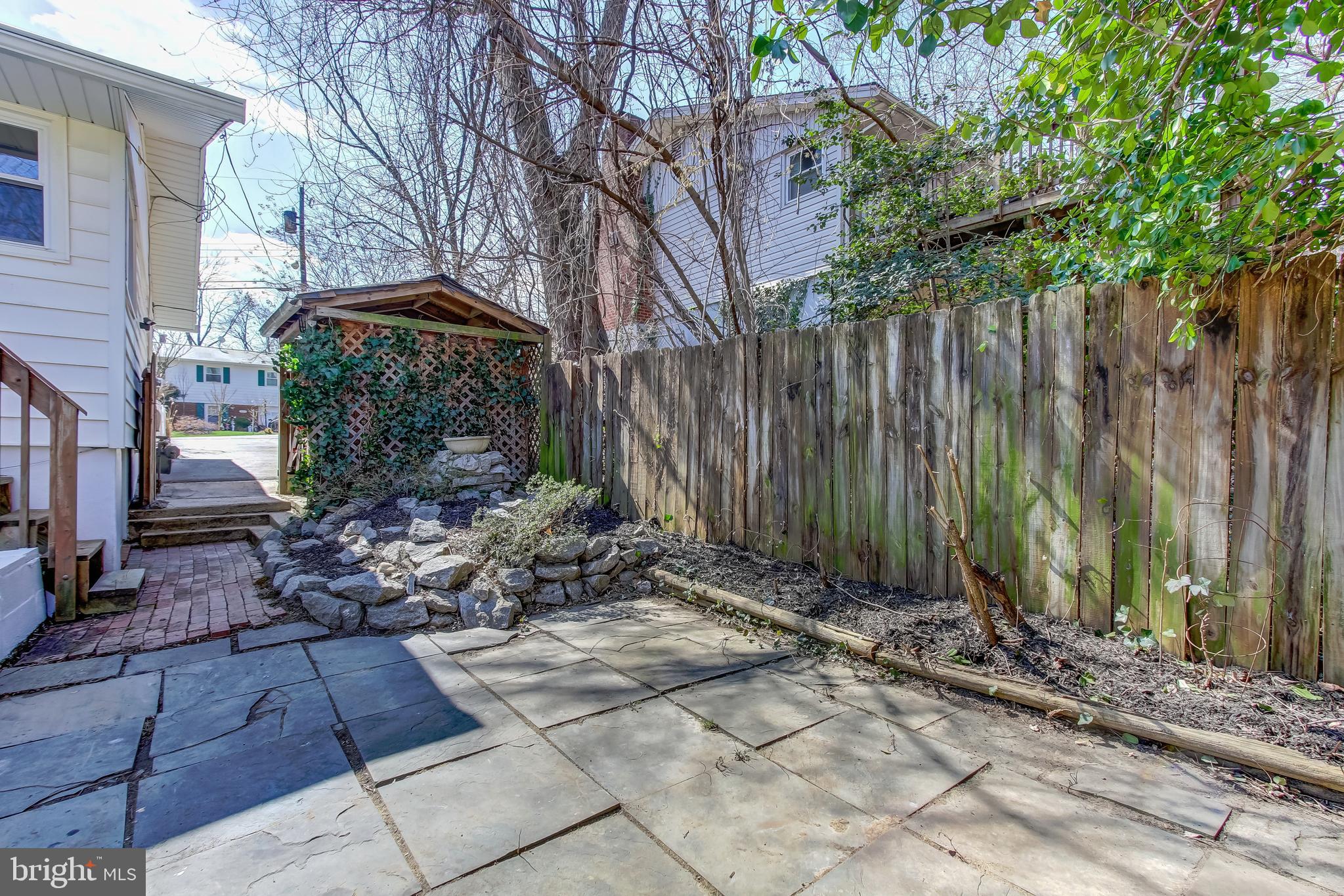 3608 Lakota Road Alexandria, VA 22303 - Photo 29 of 32 Side Patio Area in Addition to Patio Under Deck