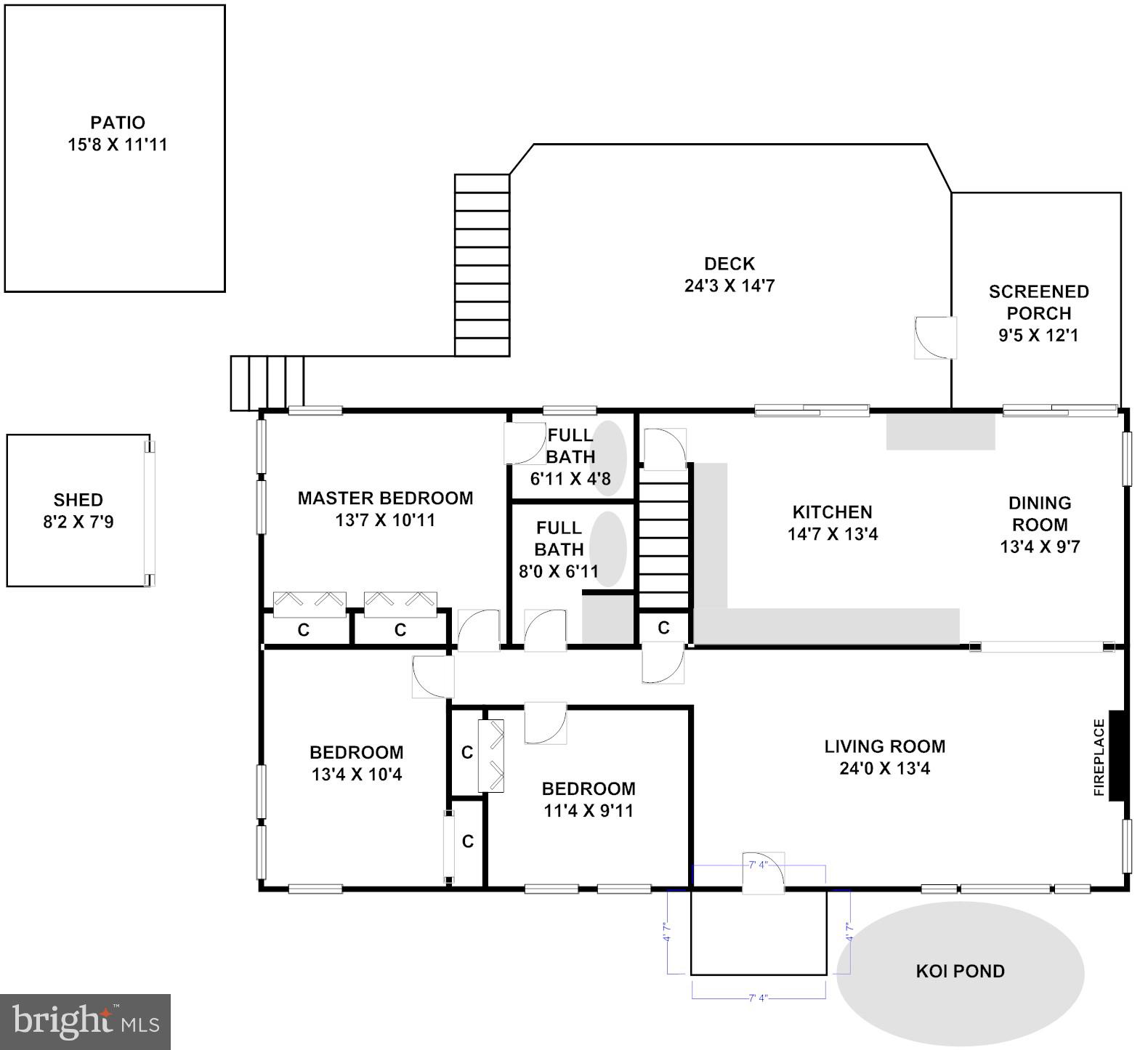 3608 Lakota Road Alexandria, VA 22303 - Photo 31 of 32 Floor Plan - Main Level