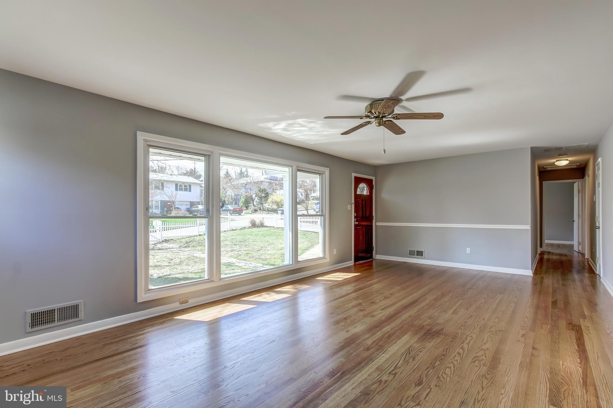 3608 Lakota Road Alexandria, VA 22303 - Photo 6 of 32 Living Room Large Picture Window is Super Sunny!