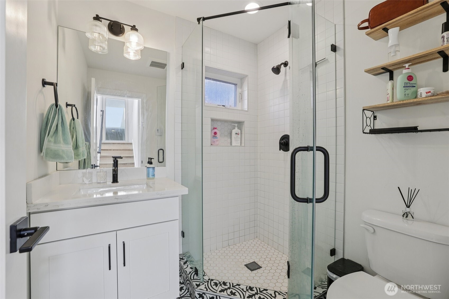 5230 16th Avenue Northeast Seattle, WA 98105 - Photo 27 of 35 a bathroom with a sink toilet and shower