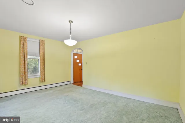 a view of a room with window