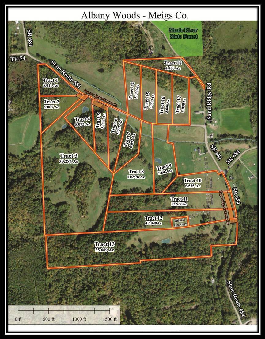 0 Sand Ridge Road, Unit TRACT 18 ALBANY WOODS) Albany, OH 45710 - Photo 29 of 31 Albany Woods (Aerial) MLS