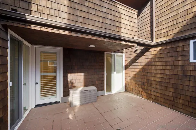 a view of outdoor space and deck