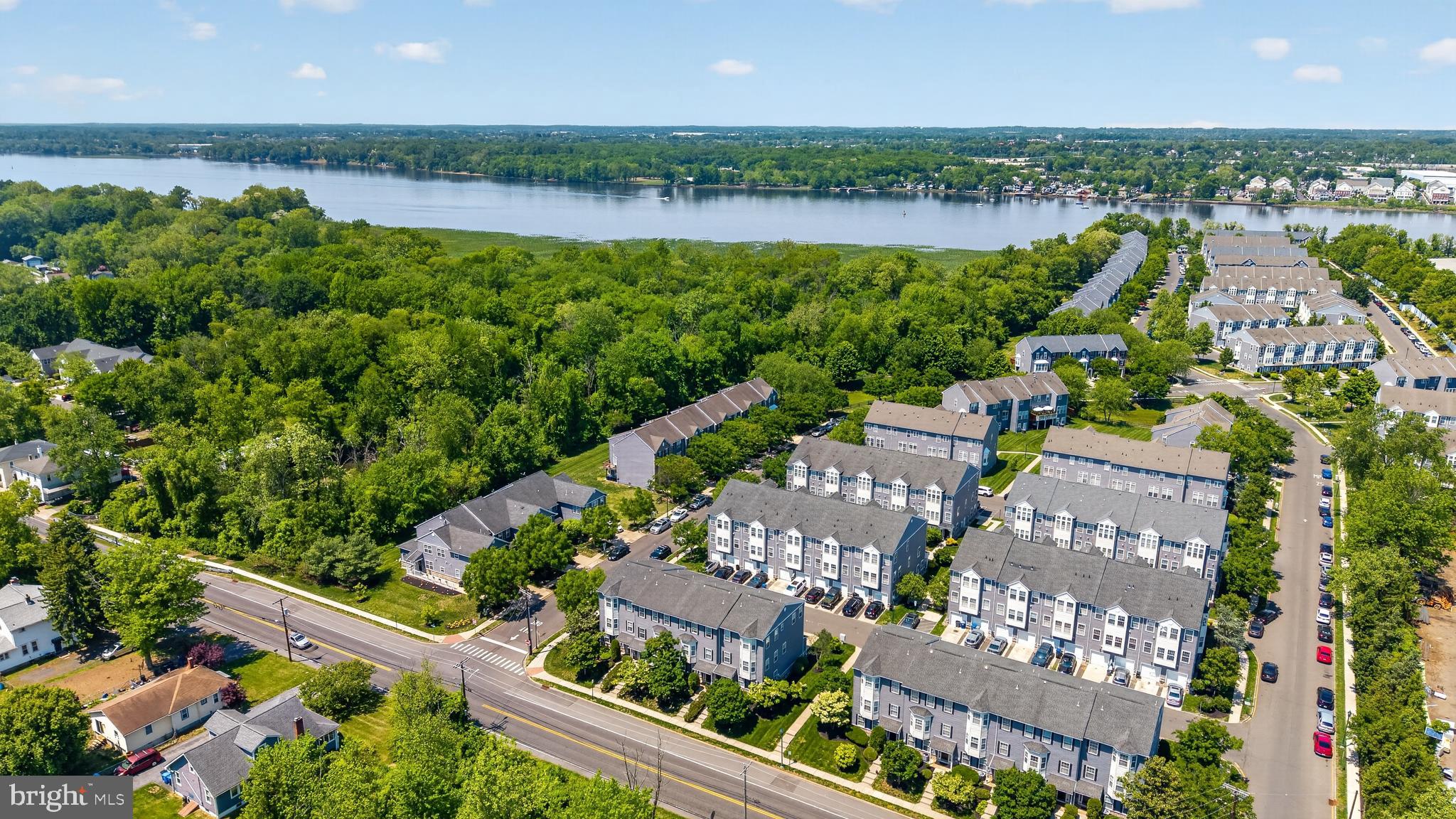 3 Swan Court Delran, NJ 08075 - Photo 3 of 34 an aerial view of a city with lake view