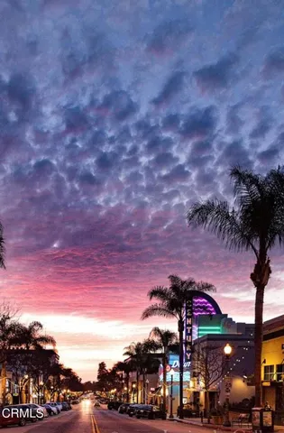 an aerial view of residential houses and outdoor space