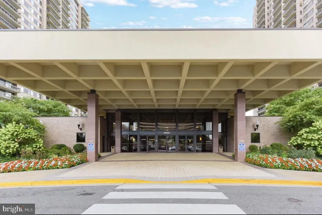 a view of a swimming pool with a patio and a yard with plants