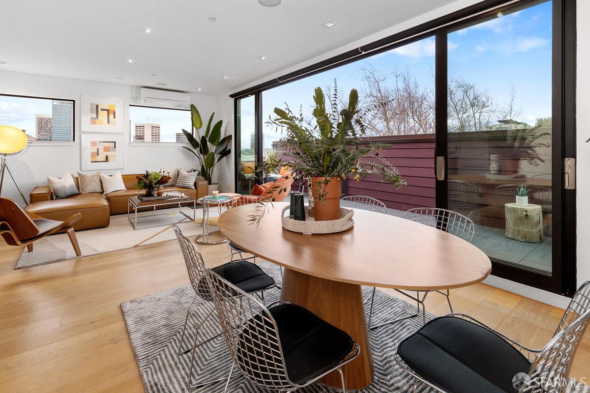 564 Fell Street San Francisco, CA 94102 - Photo 5 of 82 a view of a dining room with furniture window and outside view