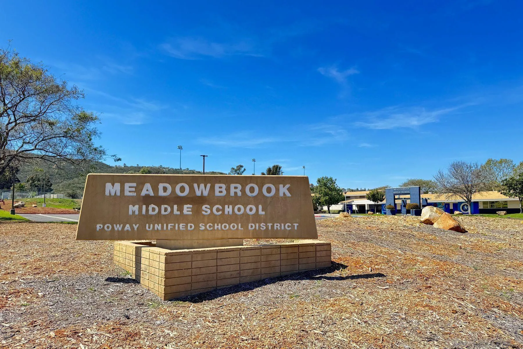 13821 Eisenhower Avenue Poway, CA 92064 - Photo 28 of 37 a view of outdoor space with sign board