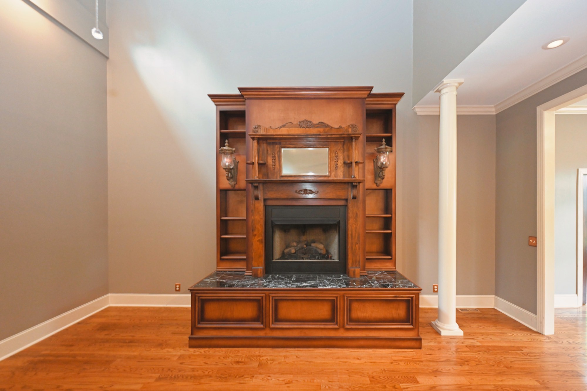 125 Happy Hollow Road Goodlettsville, TN 37072 - Photo 12 of 92 a living room with a fireplace