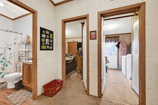 a bathroom with a sink a vanity and a mirror