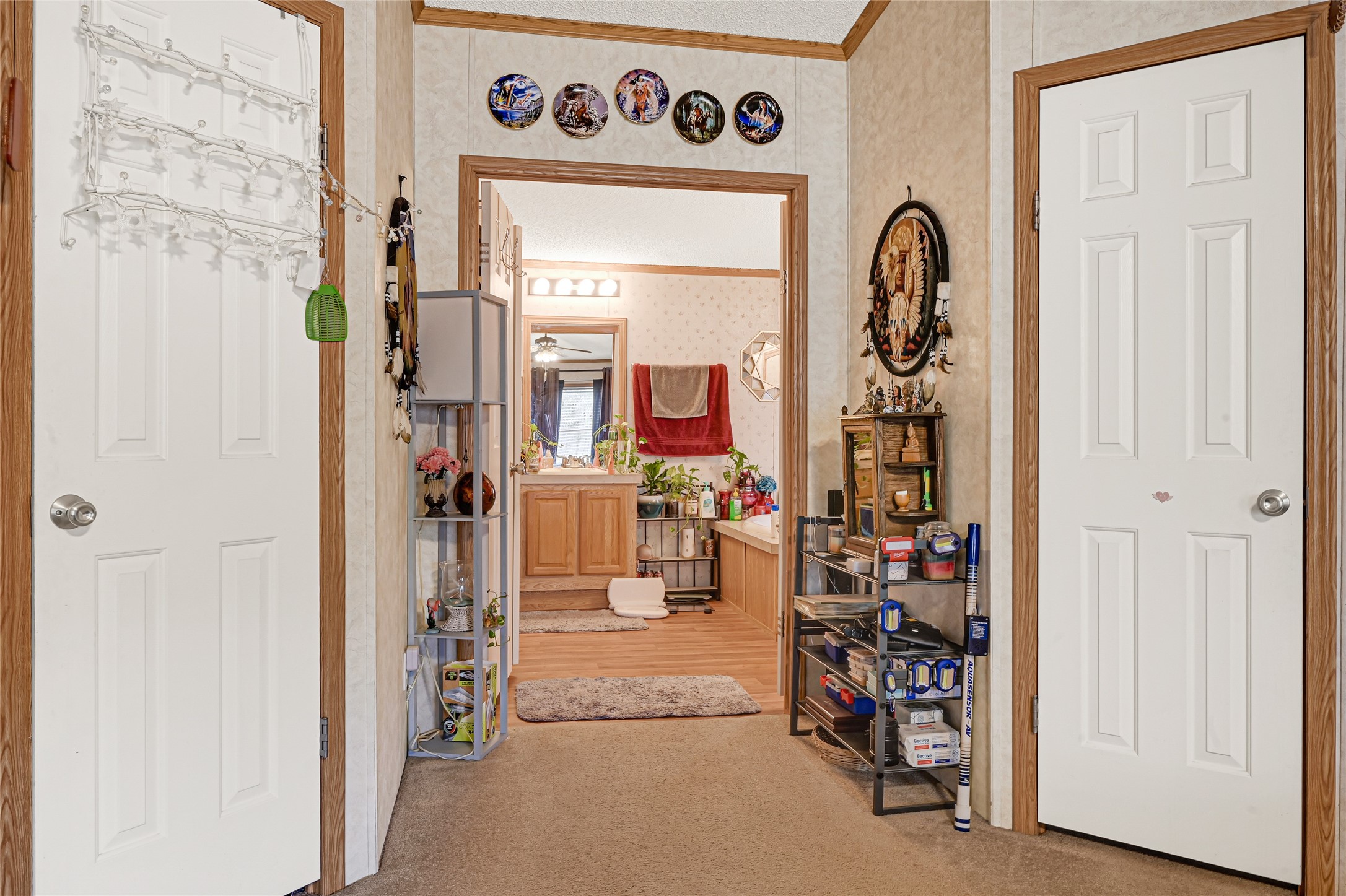 17106 Pickering Road Conroe, TX 77302 - Photo 38 of 50 a view of an entryway with a door and wooden floor