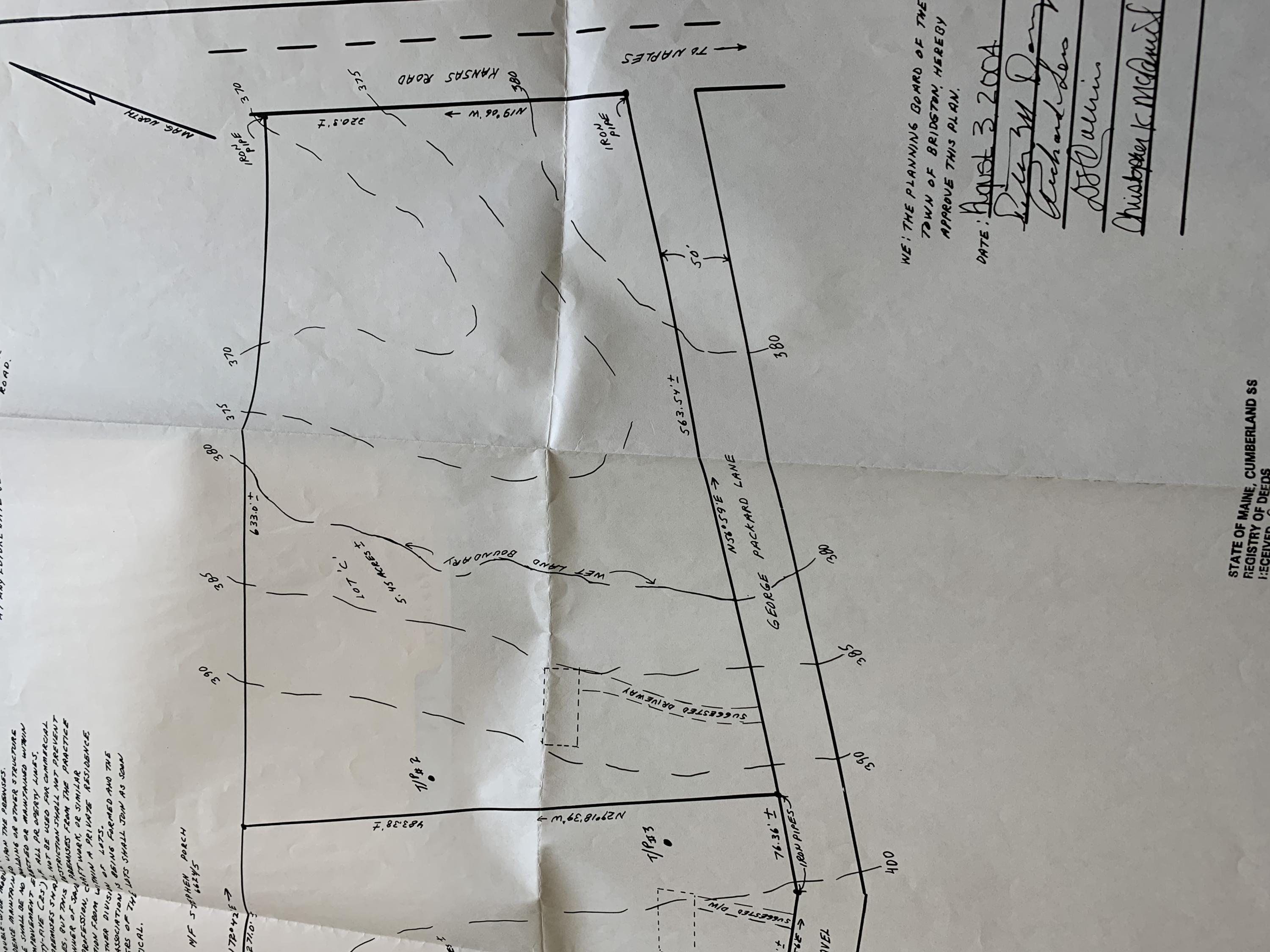 Lot 1 George Packard Road Bridgton, ME 04009 - Photo 2 of 3 survey1