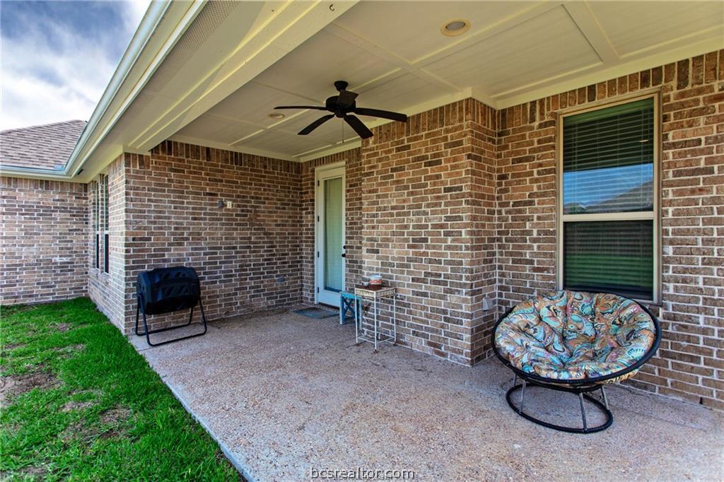 3007 Embers Loop Bryan, TX 77808 - Photo 25 of 27 Covered patio for outdoor seating & grilling