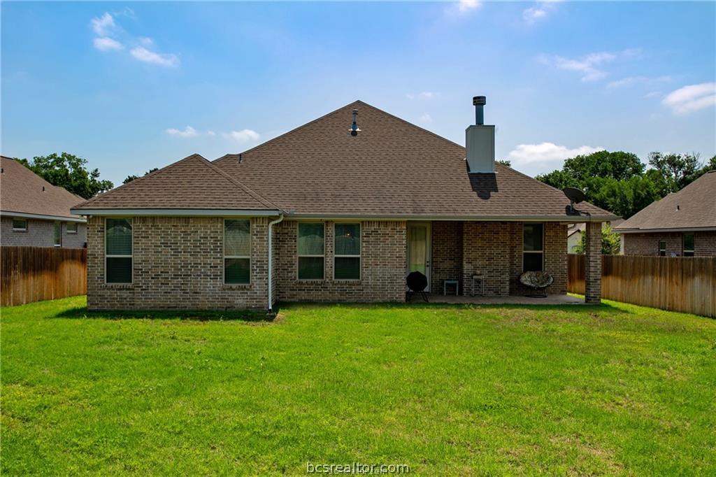 3007 Embers Loop Bryan, TX 77808 - Photo 27 of 27 Spacious backyard with room to spread out