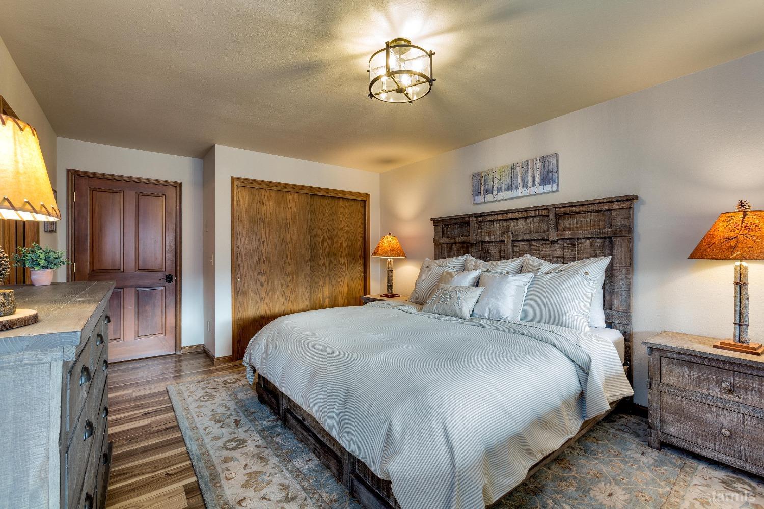 245 Hot Springs Road Markleeville, CA 96120 - Photo 14 of 34 King bedroom suite