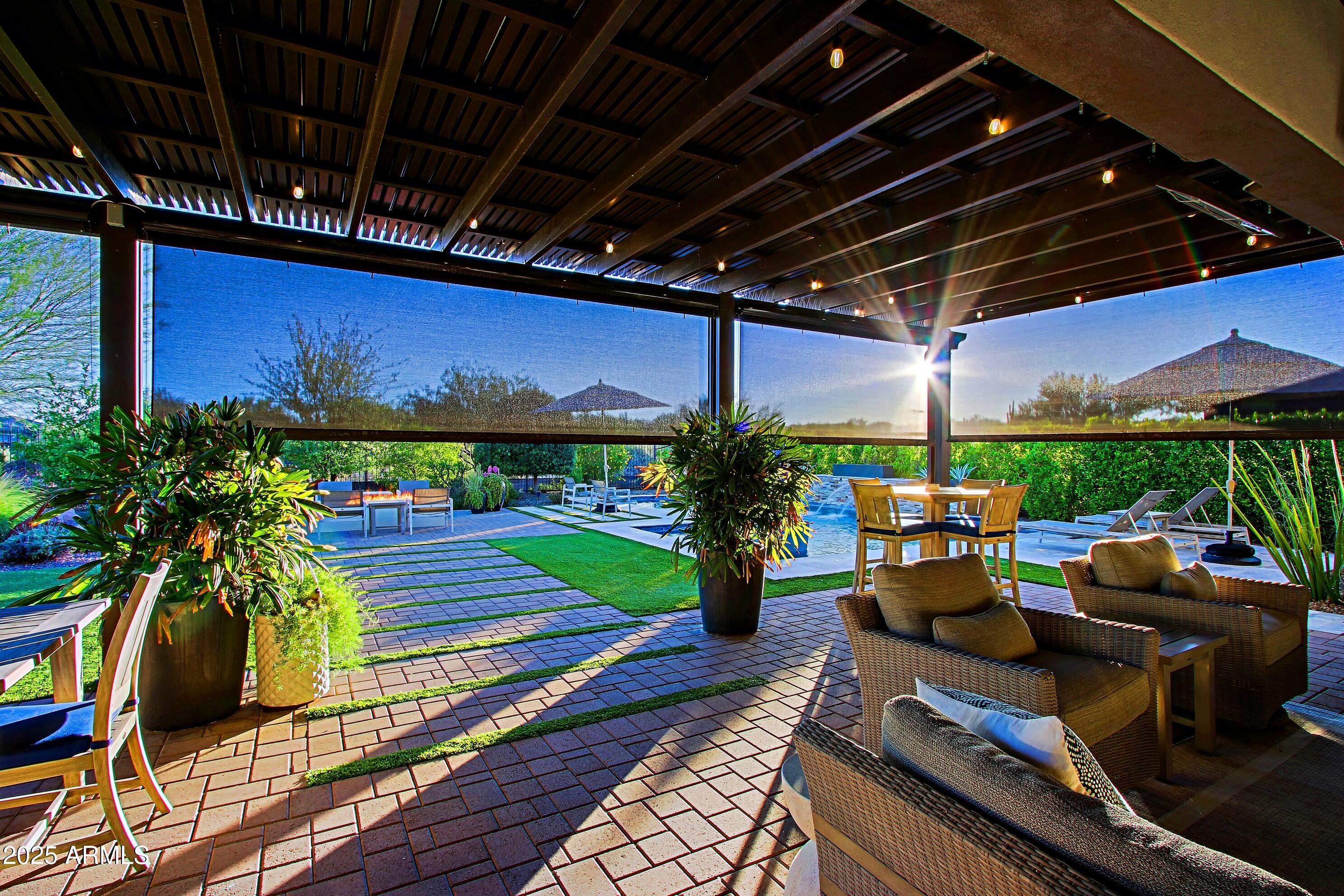 17877 East Slide Rock Drive Rio Verde, AZ 85263 - Photo 50 of 63 Backyard 3 - Shades Partial Down
