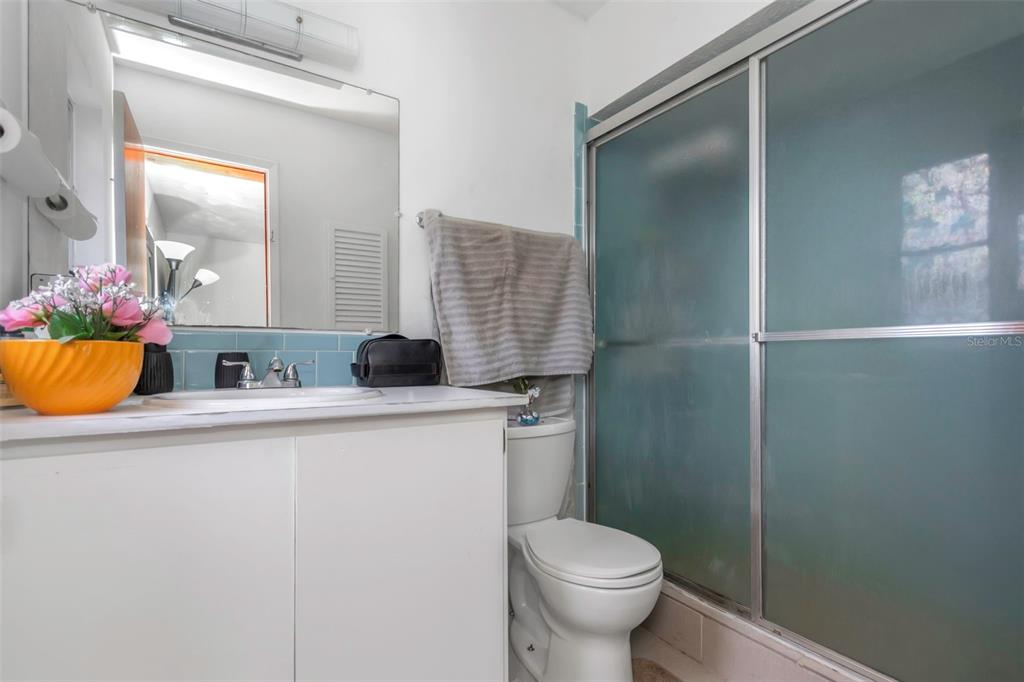 17500 Marsh Road Lutz, FL 33558 - Photo 31 of 80 a bathroom with a sink a toilet and mirror