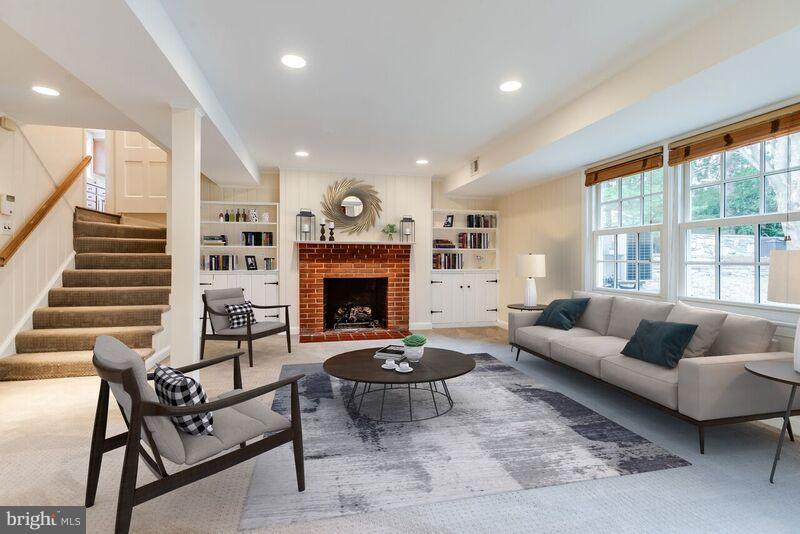 5715 Ogden Road Bethesda, MD 20816 - Photo 12 of 30 Family Room; Virtual Staging
