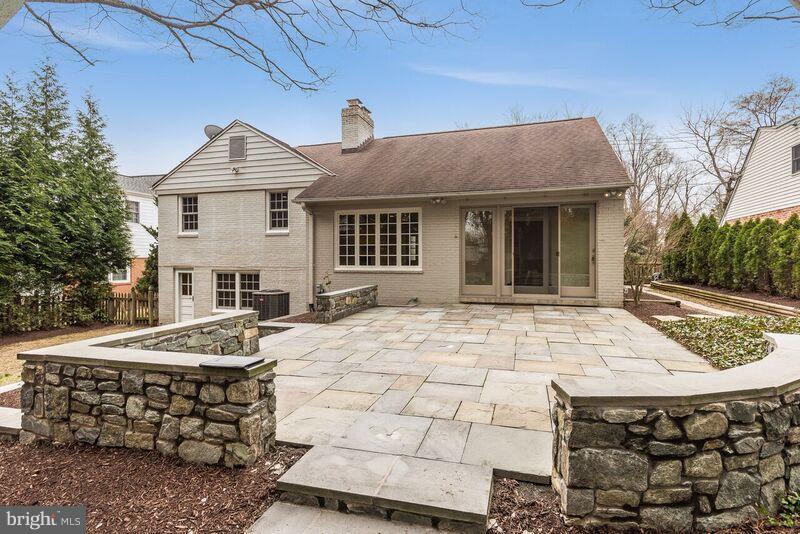 5715 Ogden Road Bethesda, MD 20816 - Photo 29 of 30 Exterior (Rear); Stone & Slate Patio