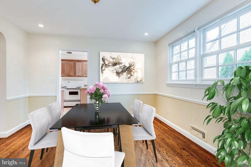 5715 Ogden Road Bethesda, MD 20816 - Photo 8 of 30 Dining Room; Virtual Staging