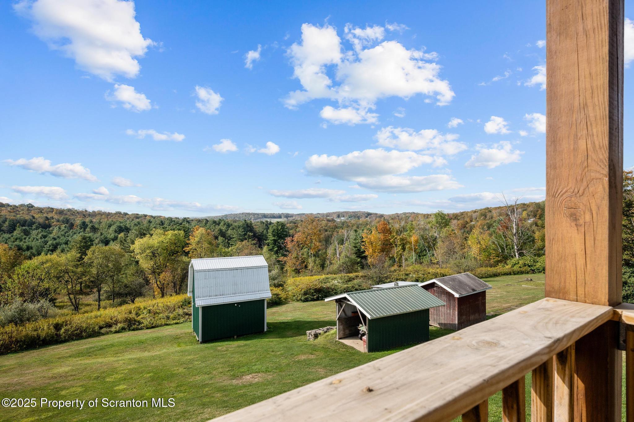 1336 Bush Road Montrose, PA 18801 - Photo 42 of 55 a view of a terrace with yard and mountain view