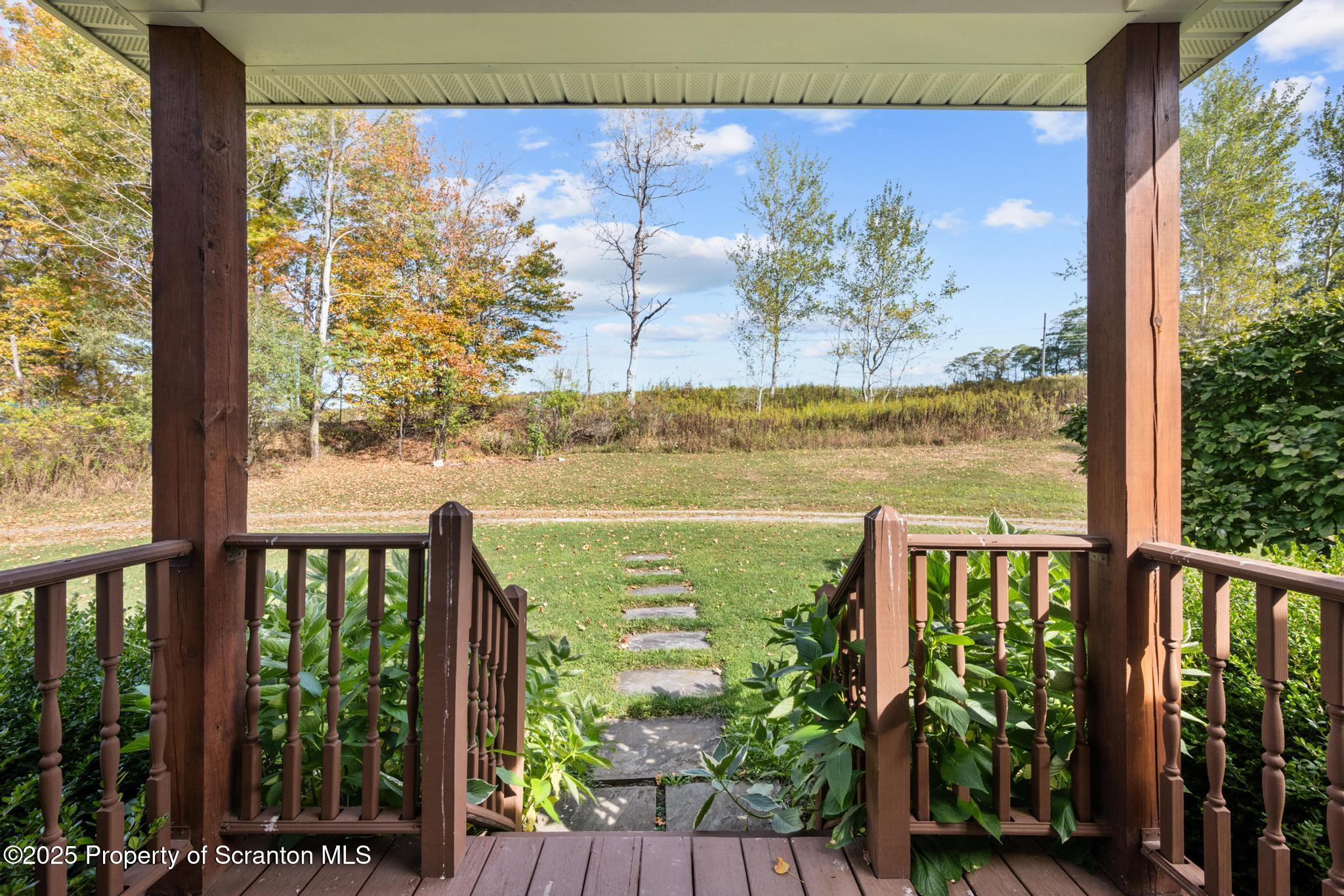 1336 Bush Road Montrose, PA 18801 - Photo 45 of 55 a view of a lake from a balcony
