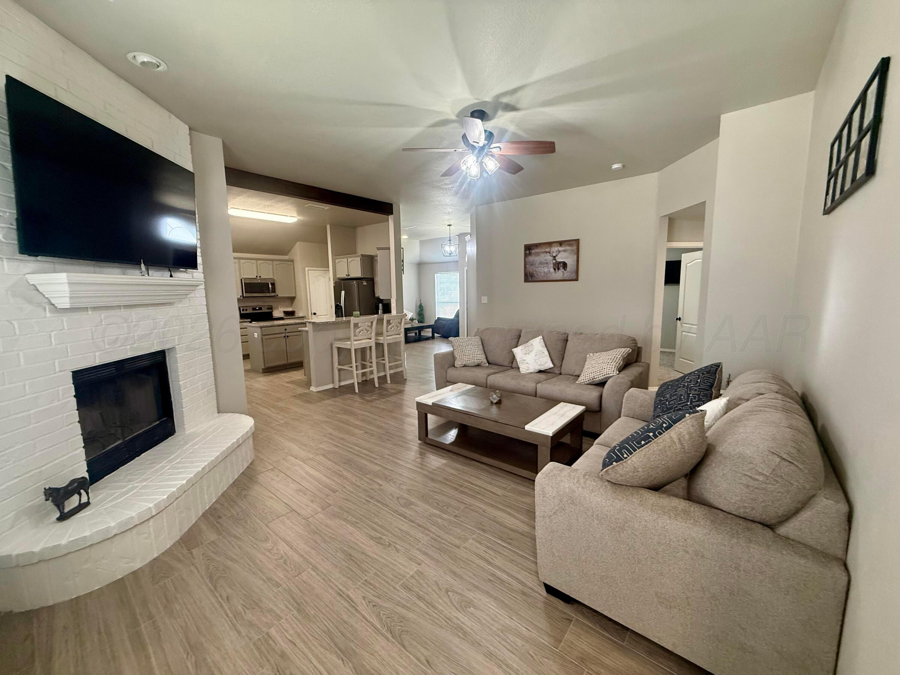 1007 Pagoda Drive Amarillo, TX 79110 - Photo 2 of 30 Fireplace