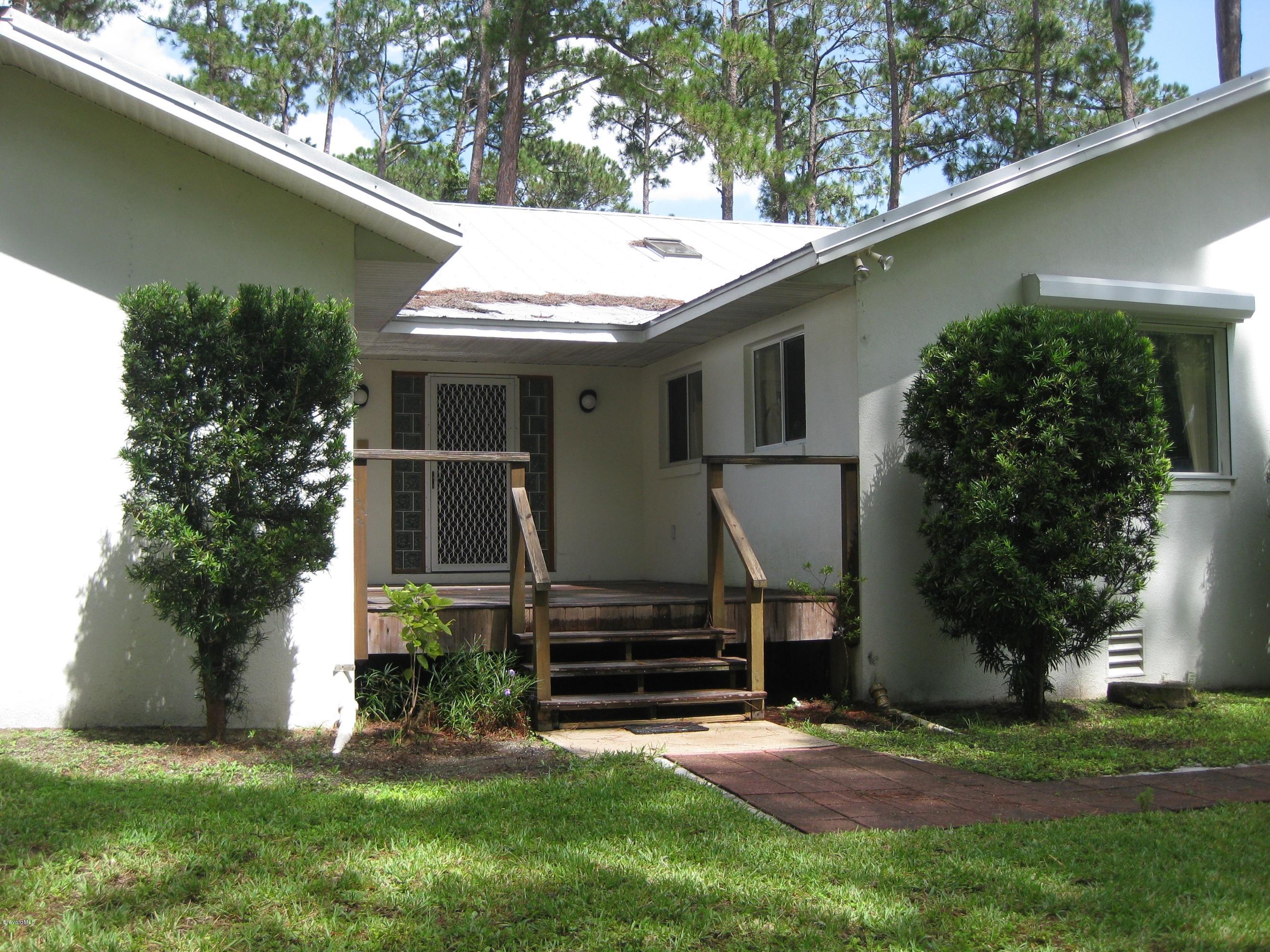 front entry and deck