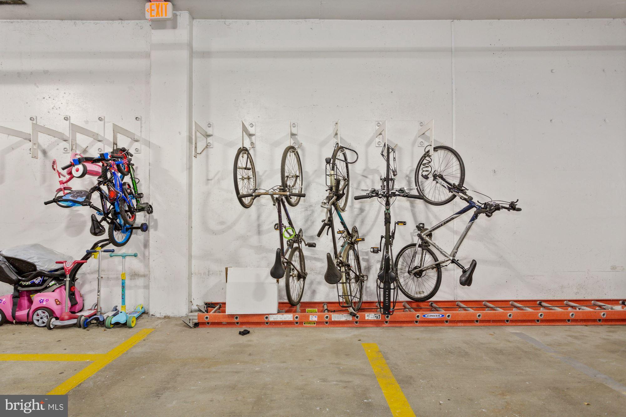 1230 31st Street Northwest, Unit 6 Washington, DC 20007 - Photo 25 of 27 Bike storage in the underground parking garage