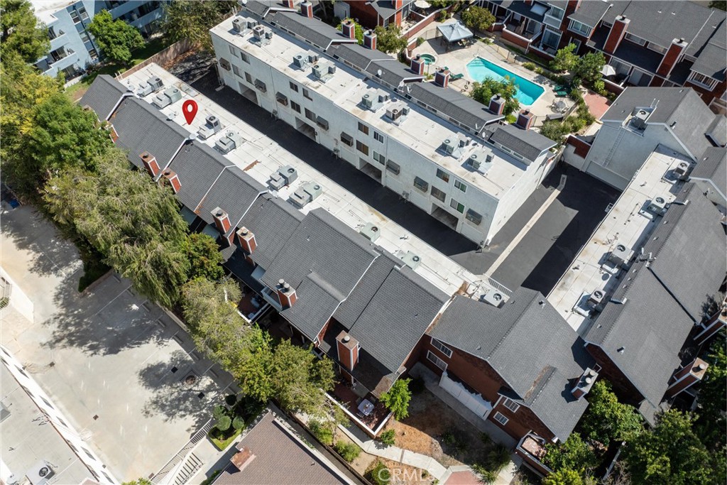 19431 Sherman Way, Unit 24 Reseda, CA 91335 - Photo 20 of 26 an aerial view of a city with lots of residential buildings