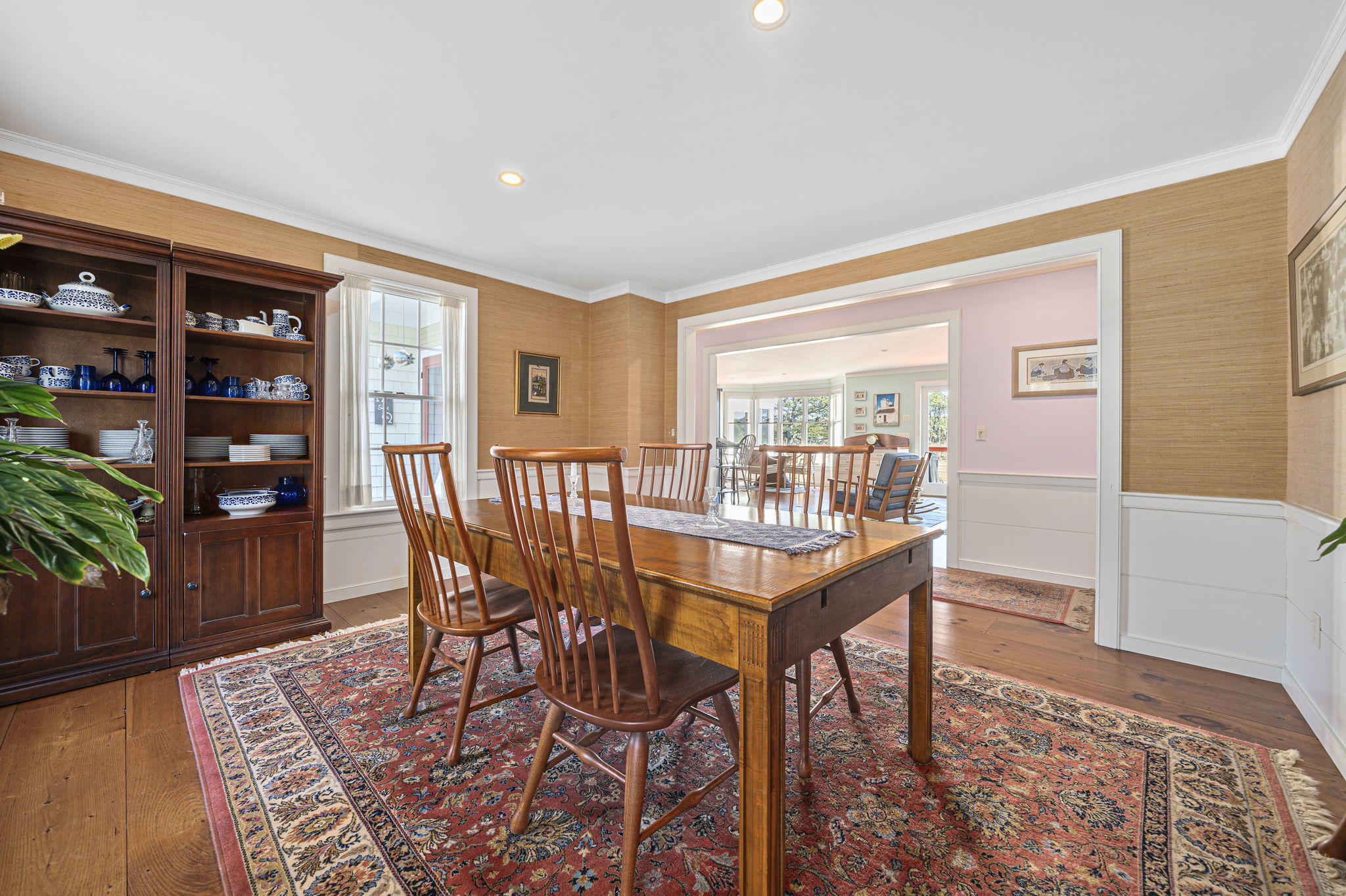46 Lookout Road Yarmouth Port, MA 02675 - Photo 18 of 49 a dining room with furniture and wooden floor