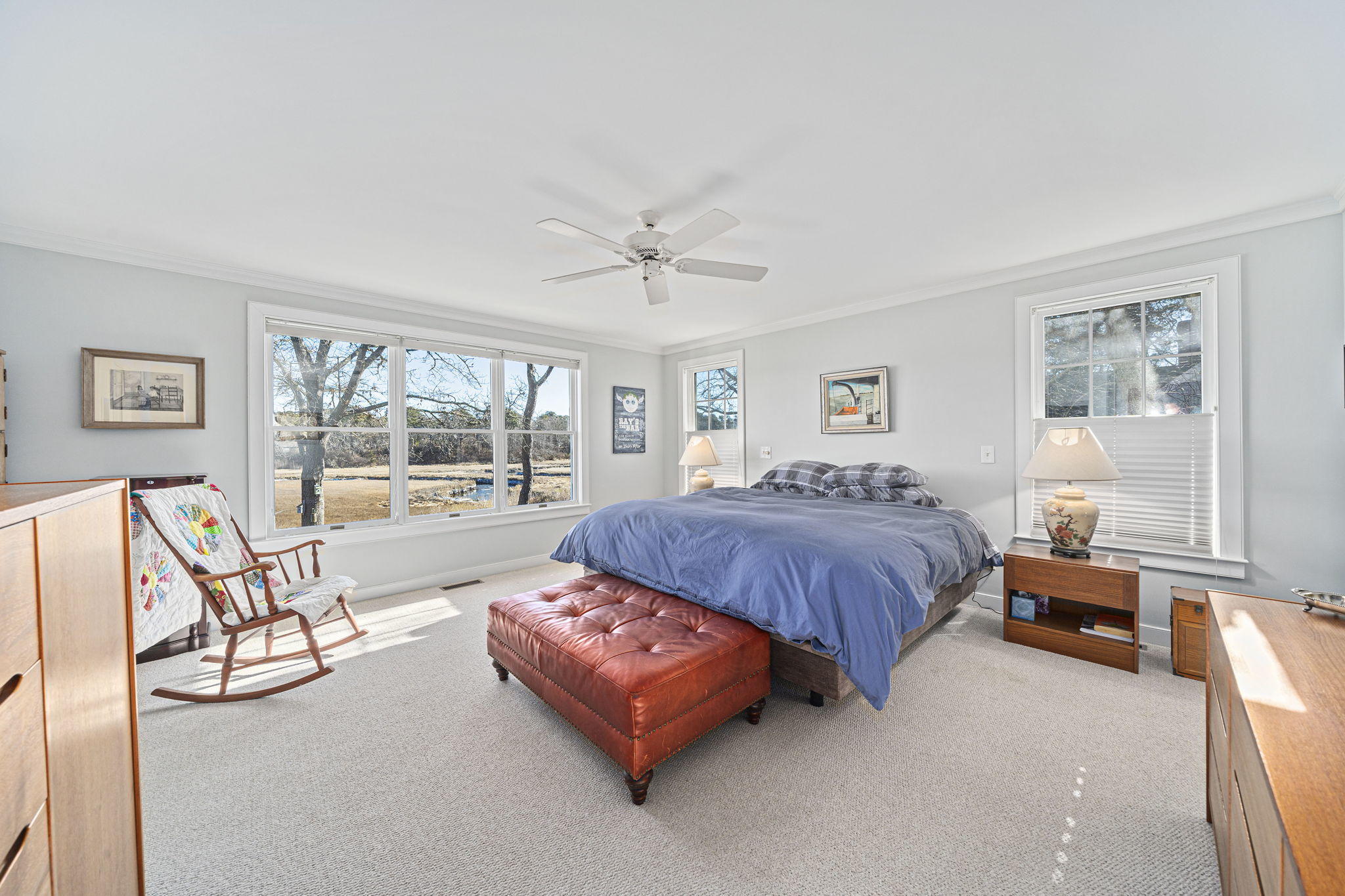 46 Lookout Road Yarmouth Port, MA 02675 - Photo 22 of 49 a spacious bedroom with a bed and glass window
