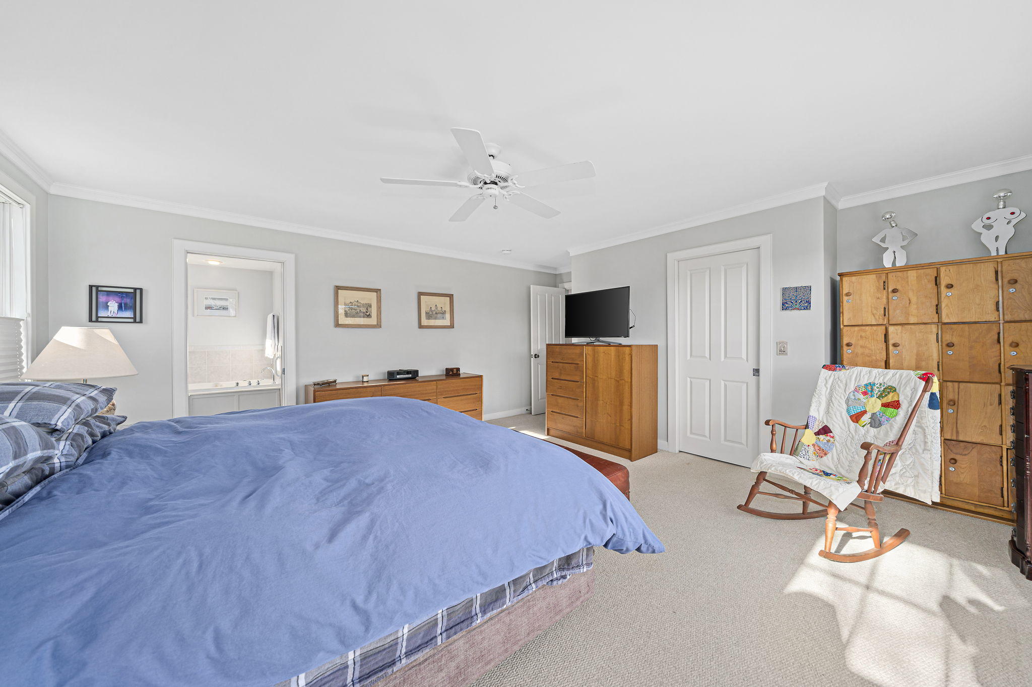 46 Lookout Road Yarmouth Port, MA 02675 - Photo 23 of 49 a bedroom with a bed a desk and chair