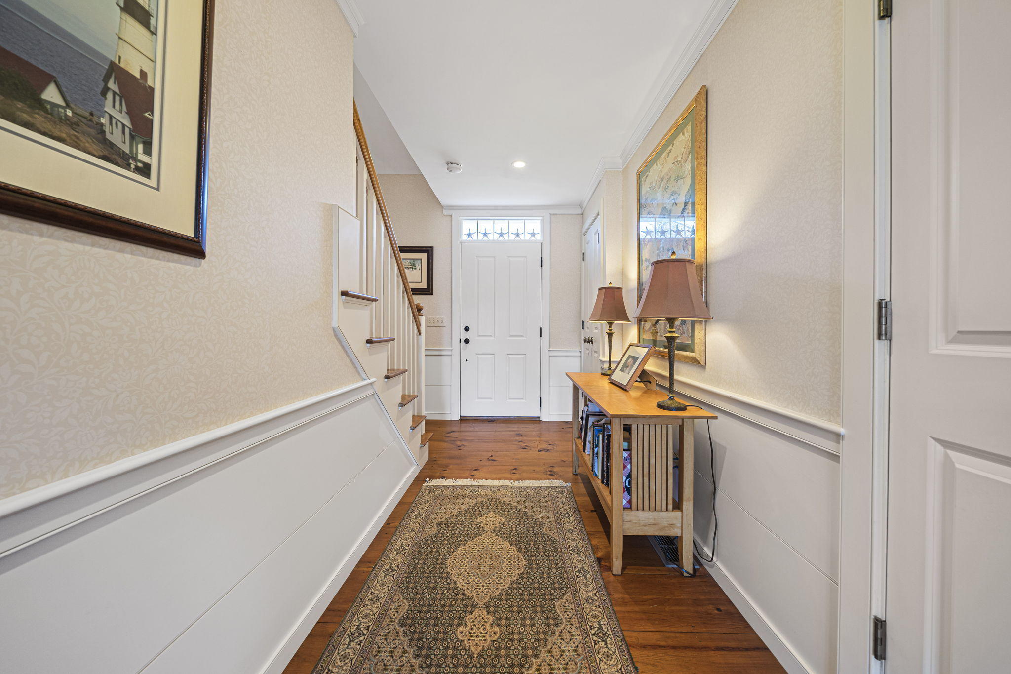 46 Lookout Road Yarmouth Port, MA 02675 - Photo 28 of 49 a view of hallway with wooden floor