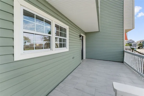 a view of a house with a window