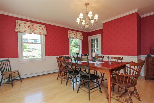 17 Old Rubbly Road Beverly, MA 01915 - Photo 7 of 17 a view of a dining room with furniture window and outside view