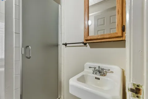 a bathroom with a sink