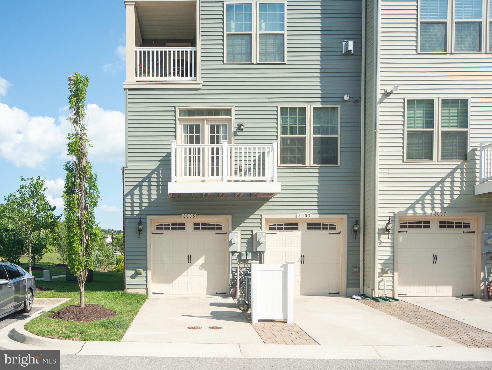 8005 Orchard Grove Road Odenton, MD 21113 - Photo 19 of 23 Garage and balcony