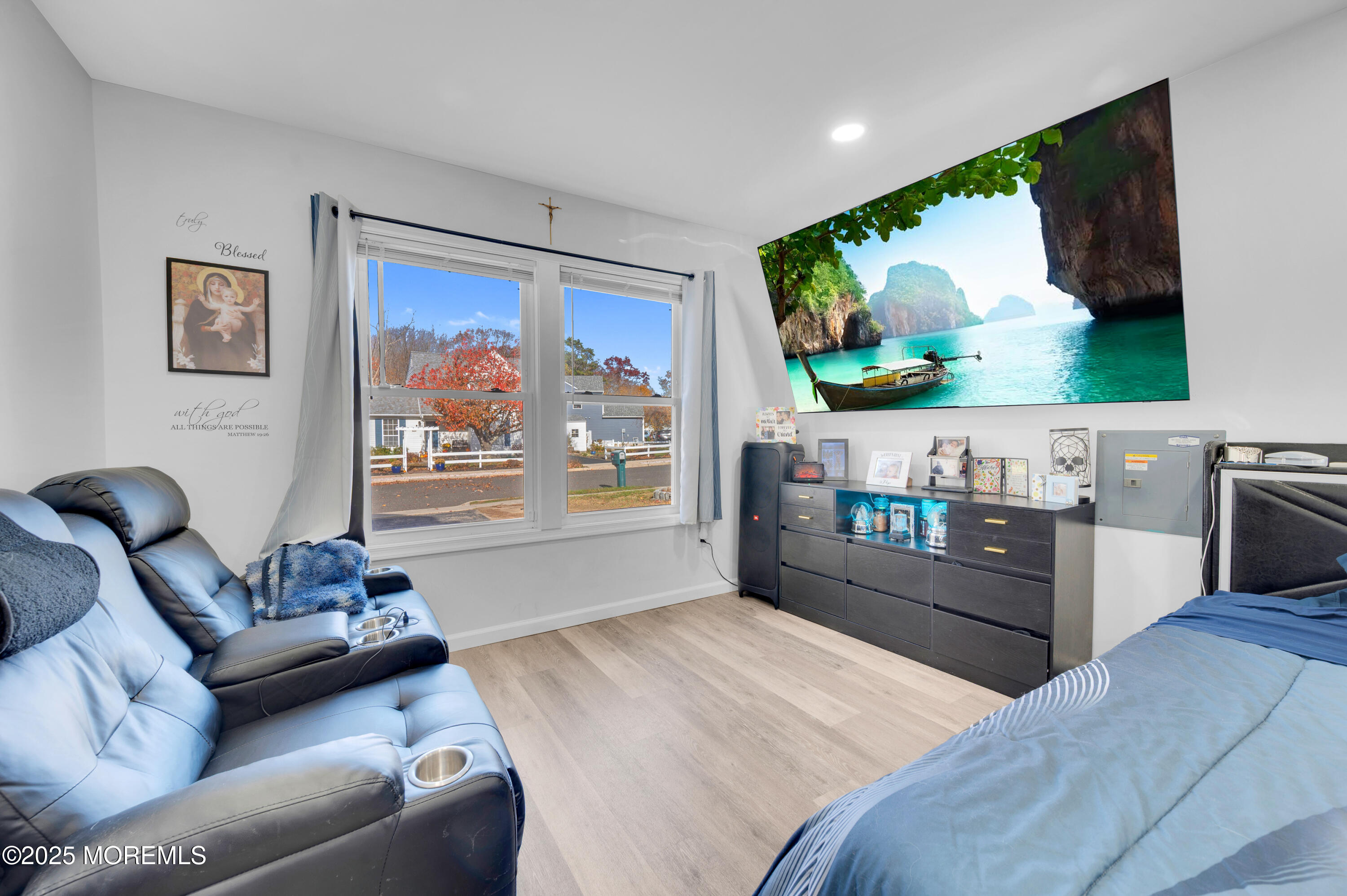 21 Shelli Terrace Barnegat, NJ 08005 - Photo 16 of 42 a living room with furniture and a flat screen tv