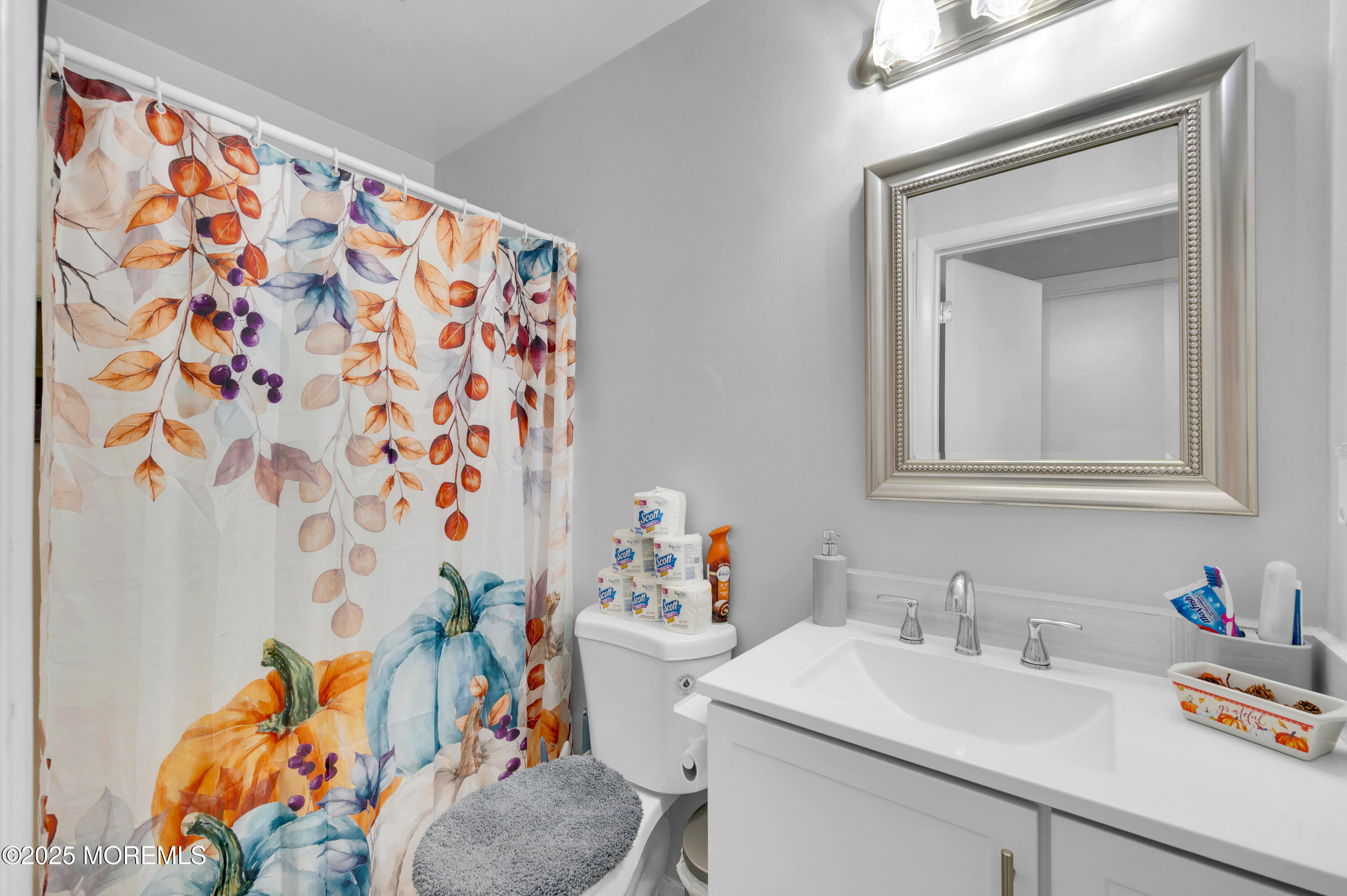 21 Shelli Terrace Barnegat, NJ 08005 - Photo 23 of 42 a bathroom with a sink and a mirror