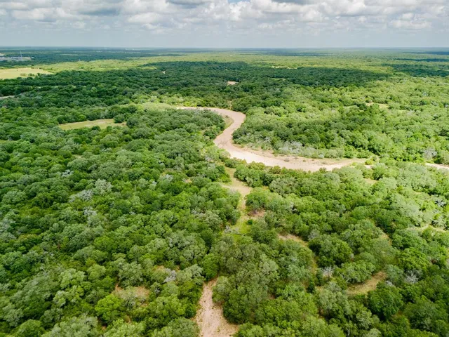 a view of yard with swimming pool and green space